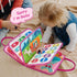 1-4, Freebear Deluxe Pink Princess Quiet Book Sensory Board for Toddlers Montessori Educational Toys for Girls, Travel