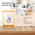 Family Handprint Kit & Key Holder DIY Eco-Friendly Bamboo Keepsake Kit with Non-Toxic Paints, Personalized Baby Gifts