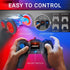 Force1 360 4WD 2.4GHz Tornado Red LED Remote Control Car for Kids- Double Sided Driving Fast RC Cars Flips, Outdoor Off
