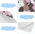 SyXIOP 28" 52" Camouflage Brown Peach Cooling Baby Bed Mattress x Breathable Crib Mattress pad for Baby&Toddler