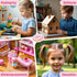 50 Pack Set Mini Food Blind Bags for Kids - Small Dollhouse Accessories & Party Favors with Tiny Resin Food Toys