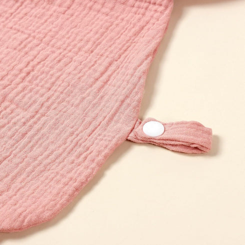 Lovely Muslin Security Blanket 2 Pcs Baby Comforter, Soft Breathable Soothing Towel Gift for Baby Shower, 40cm x 27cm