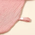 Lovely Muslin Security Blanket 2 Pcs Baby Comforter, Soft Breathable Soothing Towel Gift for Baby Shower, 40cm x 27cm