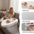 YENING Waterproof Leather Changing Pad - Washable Baby Diaper Mat - Beige