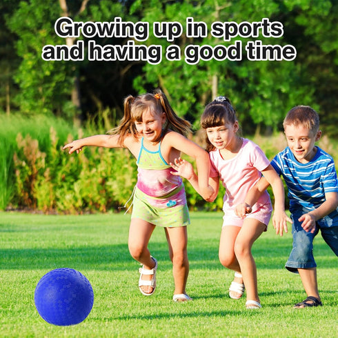 HSLCGF 24 5 Inch 1 Pcs Dodgeballs Playground Ball Kickball Inflatable Rubber Handball Bouncy Dodge Ball with Hand Pump