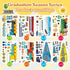 OTAITY 24 Sheets Train Stickers for Kids, Make-a-face Sticker, Make Your Own Train Mix and Match Stickers for DIY