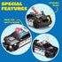 3 4 5 6 7 Set, Playset, 3-9 JOYIN Toddler Truck Toys for Year Old Boys - Police Car Toy Emergency Vehicle Friction
