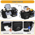 Parent Console Stroller Organizer Compatible with WONDERFOLD W&X, Black, with 2 Insulated Cup Holders and Removable