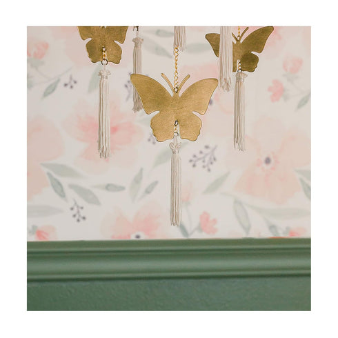 6" 6" 36" Crane Baby Butterfly Nursery Dcor for Boys and Girls, Ceiling Hanging, x X