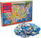USA Map Puzzle for Kids - 200 Piece Jigsaw Puzzle with 50 States and Capitals, Ages 4 and Up
