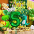 Dinosaur 5th Birthday Decorations, Large Foil Balloons, Happy Birthday Banner, Number 5 Balloon, Baby Shower