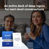 Pack 170 BestSelf Icebreaker Deeper Talk Deck - Conversation Starter Card to Deepen Friendships with Prompts to Create