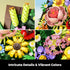 Set (1067 Pretty Spring Flower Sea Bouquet Building for Adults - Botanicals Building Kit Gifts for Valentine's