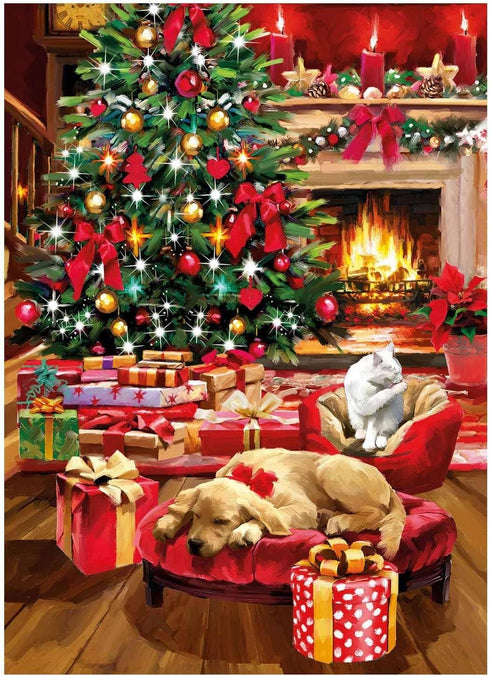 Clementoni Christmas Collection Jigsaw Puzzle 1000 Pieces - Made in Italy, Adult Puzzle, 39580, Multi-Colour