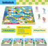 Broytain 4-6, Word Ocean Phonics Board Game for Kids, Educational Learning Board Game for Boys and Girls, Reading