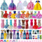 MEZHIFA 35 Pieces Doll Clothes and Accessories for 11.5 Inch Girl Dolls, Random