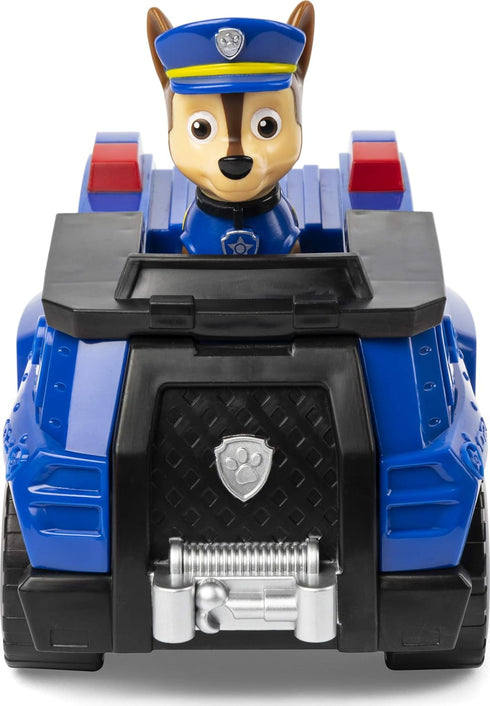 Paw Patrol Chase’s Patrol Cruiser Vehicle with Collectible Figure - for Kids Aged 3 and Up, Multicolor