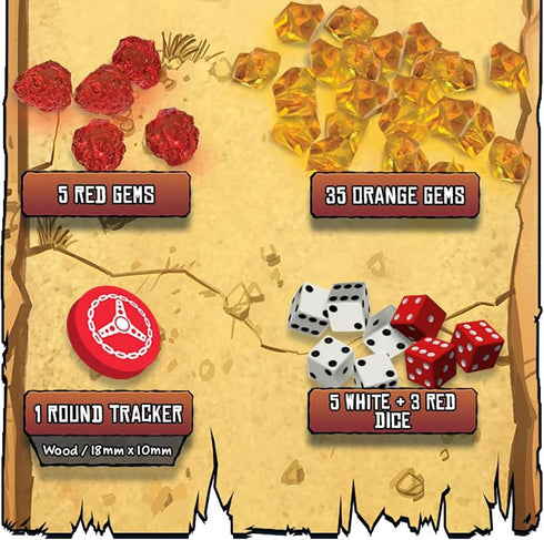 Wreckland Run - Solo Hero Series, Renegade Games, Ages 10+, 1 Player Solo Campaign Game, 30-45 Min