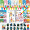 BenLouis Winter Party Favors Set Holiday Themed Coloring Book Classroom Gift Prizes