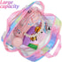 Toyvian Doll Tote Bag - Kids Travel Accessories for Doll Clothes