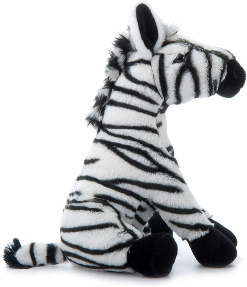 12 inches The Petting Zoo Zebra Stuffed Animal, Gifts for Kids, Wild Onez Zoo Animals, Zebra Plush Toy