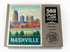 MyPuzzle Nashville Skyline - Summer On The Riverfront Vintage Poster, Premium 500 Piece Jigsaw Puzzle