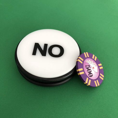 Yuanhe 3-Inch Casino Craps Dealer Button ON/OFF Puck Buttons for Poker, Texas Hold 'em & Card Games