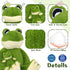 36.2'' 3Ft Set MorisMos Large Frog Stuffed Animals Plush, Giant Stuffed Frog Plush Toy with Baby for Girl Boy Kid