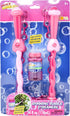 Sunny Days Entertainment Pink Princess Bubble Wand Kit, Outdoor Toy for Kids with Bubble Solution