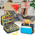 1:64 34 CURMIO Carrying Case Compatible with Monster Jam Trucks, Portable Scale Monster Truck Bag Holding Toy Cars