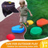 makarci 5pcs Stepping Stones for Kids, Non-Slip Plastic Balance Stones, Sensory Play Equipment for Age 3-8 Years