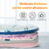 Baby Stroller Cushion - Universal Soft Infant Car Seat Insert, 100% Cotton Cover, Grey and Pink, 34x78cm, 1 Pack.