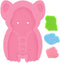 FIABC Soft Infant Bath Sponge Elephant Baby Bath Mat Newborn Comfy Foam Skid-Proof