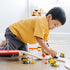 Set Set PlanToys Road Construction Wooden Montessori Imaginative and Fine Motor Play Toy | Coordination, Creativity
