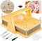MeRGBWLife Large Bamboo Flower Press Kit 6 Layers, 11"x7" Even Pressure Plant Press