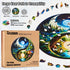LEOGOR Wooden Puzzles for Adults - Yin Yang Nature's Balance, 350 Piece Large Size Jigsaw