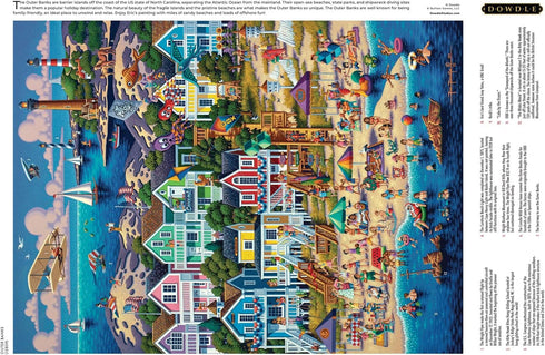 Buffalo Games - Dowdle - Outer Banks - 1000 Piece Jigsaw Puzzle for Adults - Finished Size 26.75 x 19.75