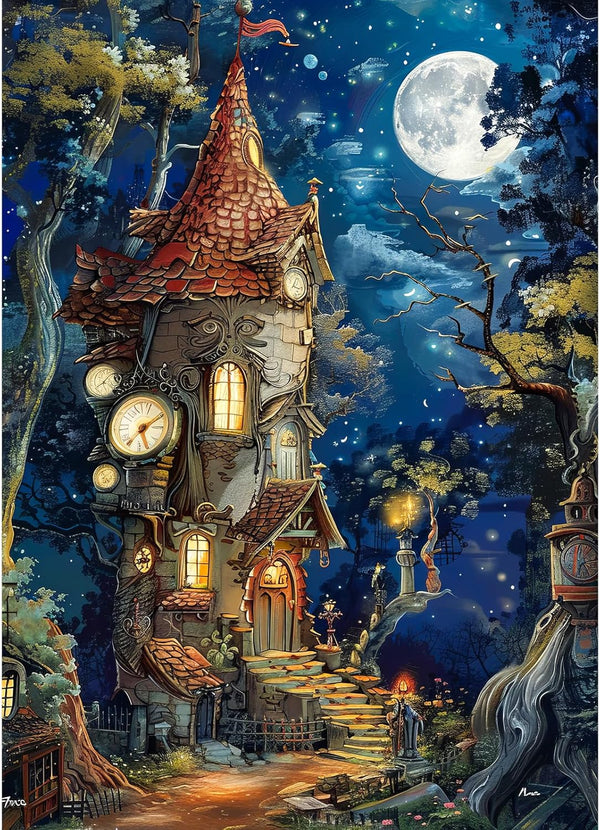 Ancient Castle Puzzles for Adults 1000 Pieces, Jigsaw Puzzles for Adults 1000
