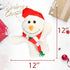 Hopearl Plush Christmas Snowman Hand Puppet, Interactive Storytelling Toy for Kids, 17''