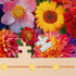 Flower Plant Puzzles for Adults - 1000 Pieces Colorful Sunflower Floral Jigsaw Puzzles