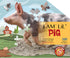 Madd Capp Lil' Pig 100 Piece Jigsaw Puzzle for Ages 5 and Up, Unique Animal-Shaped Border with Fun Facts