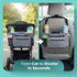 Stroller Caddy with Cup Holder Universal Waterproof Stroller Organizer with Cup Holder for Instant Access & Hands-Free