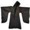 1:12 Scale Fabric Cape Robe with Hat for 6" Bandai SHF Figma Body Doll Action Figure (Black L Sleeve)