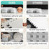 16pcs 0.6" (11.8ft, Thickened Interlocking Tile Mats,Fluffy Shaggy Soft EVA Foam Area Rug for Living Room