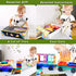 Soyee Magnetic Tiles with 2 Cars, Kids Gifts for 3 Year Old Boys, Educational Toys for Toddlers Age 3-5, Car Train