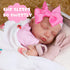 Milidool Lifelike Reborn Baby Dolls Girl, 20-Inch Soft Body Realistic Silicone Newborn Doll with Pink Clothes