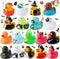 JOYIN 18 PCS Halloween Rubber Ducks, Halloween Ducks for Halloween Party Favors