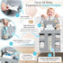 XL Hanging Diaper Caddy Organizer – Reinforced Diaper Stacker for Crib, Changing Table, Playard, Wall & Door for