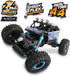 NKOK Mean Machines 1:16 RC Rock Crawler Venom, Blue, 2.4GHz, Pistol Grip Full Function Controller