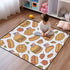 Caihoyu 50'' 50'' Standard Pattern Patriotic Food Soft Padded Baby Playmat for Floor Non-Toxic Kicking Mat for Babies